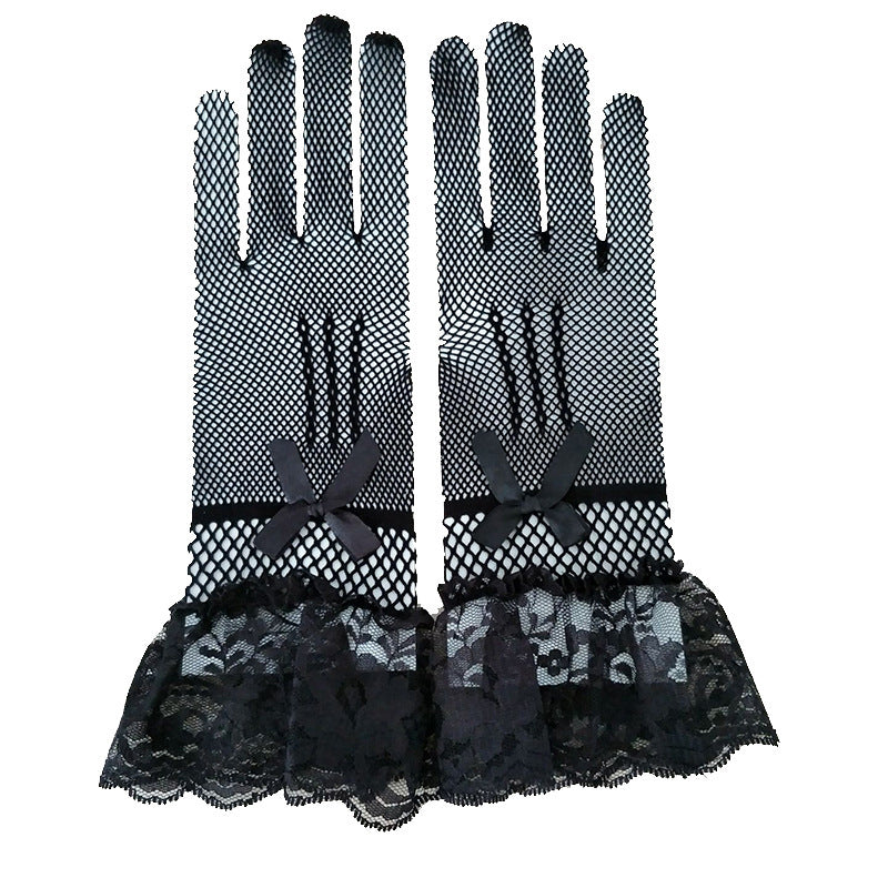 Mesh Knit Gloves