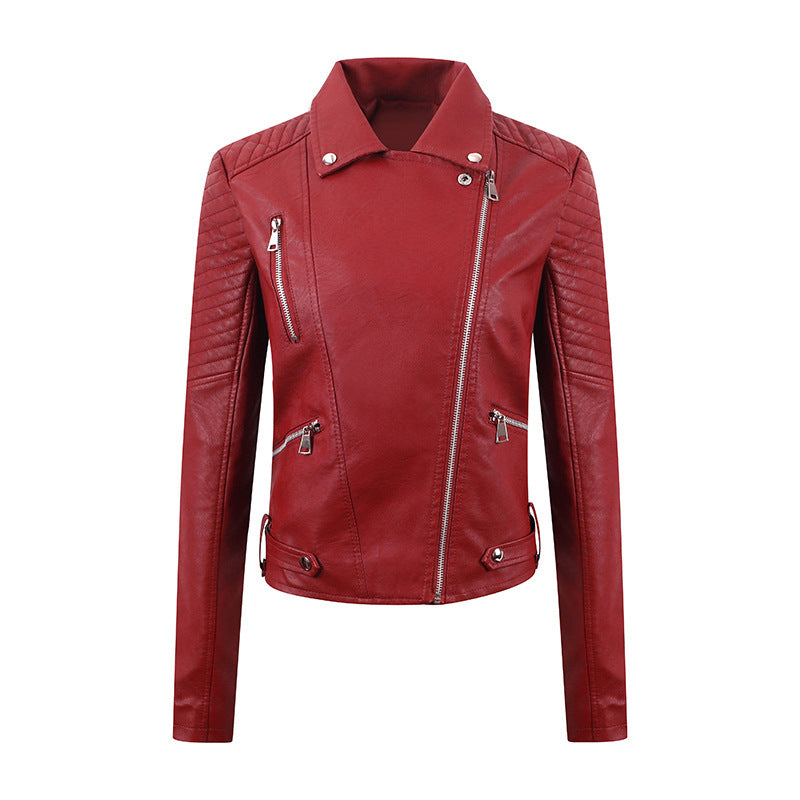 Slim Leather Moto Jacket