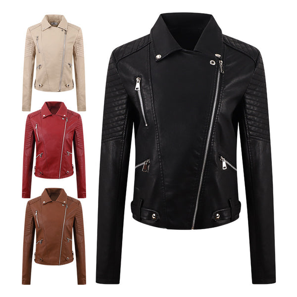 Slim Leather Moto Jacket