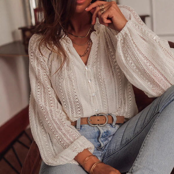 Chic Hollow Top