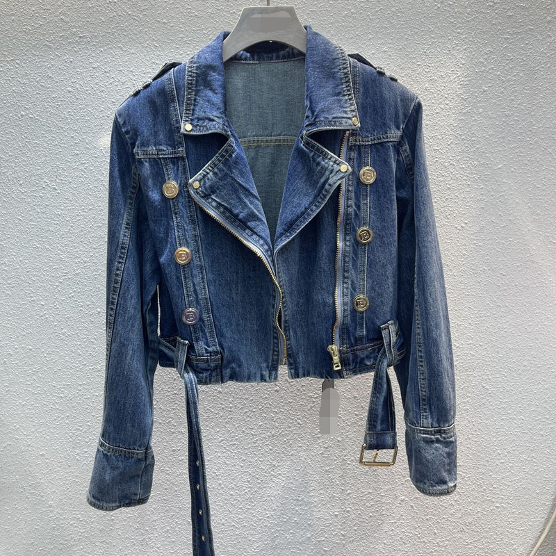 Korean Denim Coat