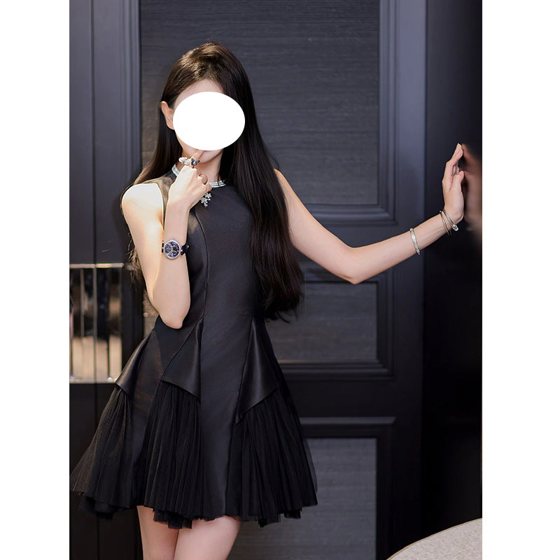 Pearlescent Mesh Dress